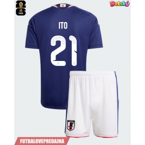 Lacne Dětský Futbalové dres Japonsko Hiroki Ito #21 MS 2026 Krátky Rukáv - Domáci (+ trenírky)